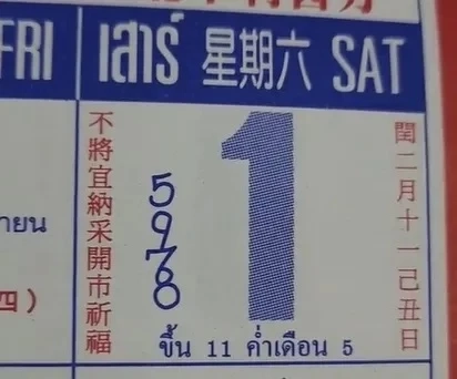 รีบเลย เลขเด็ดปฏิทินจีน งวดนี้มาไว มาเต็มคาราเบล ชอบใบไหน ลุ้นหวยงวด1/4/66 