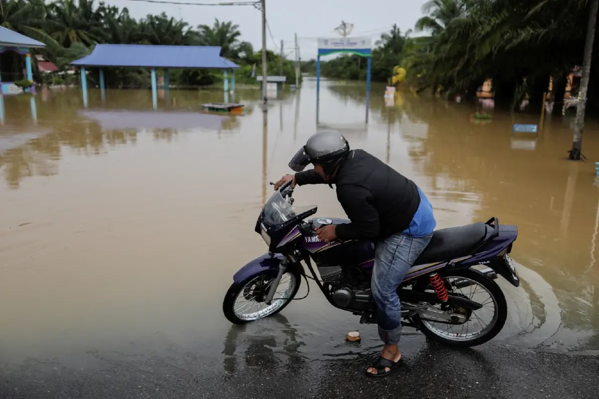 รัฐยะโฮร์ในมาเลเซียเจอฝนตกหนักสุดใน 172 ปี