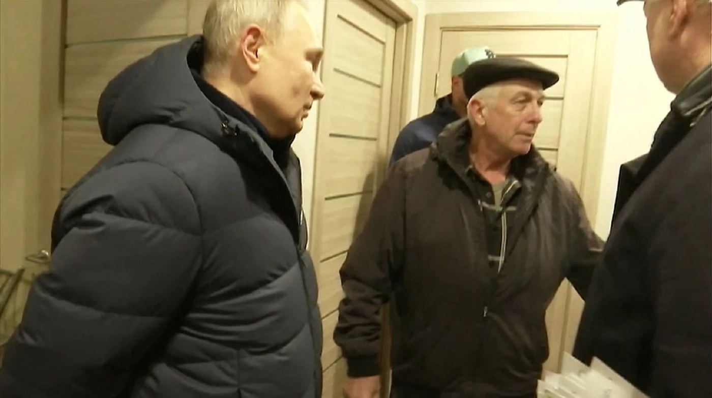 "ปูติน" เยือนเมือง "มาริอูโปล" ที่ยึดได้จากยูเครน