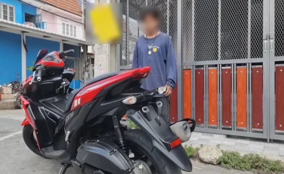 หนุ่มส่งแก๊ส เกือบตกเป็นแพะ หลังตร.ล่อซื้อจยย. สุดท้ายหน้าแตกจับผิดคน