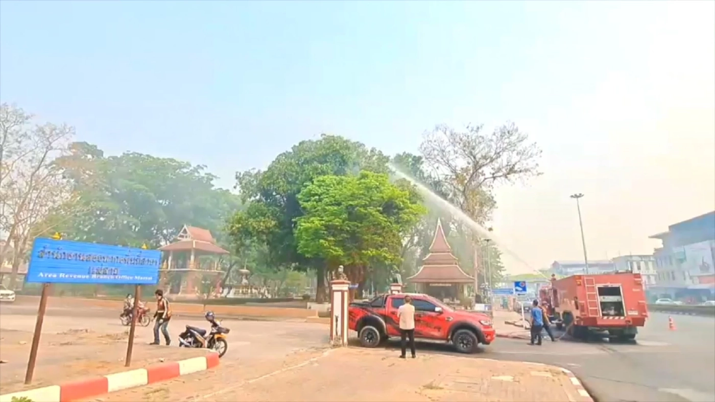 "แม่สาย"วิกฤต ค่า"PM2.5"พุ่งสูงที่สุดในประเทศไทย พบจุดความร้อนเพียบ