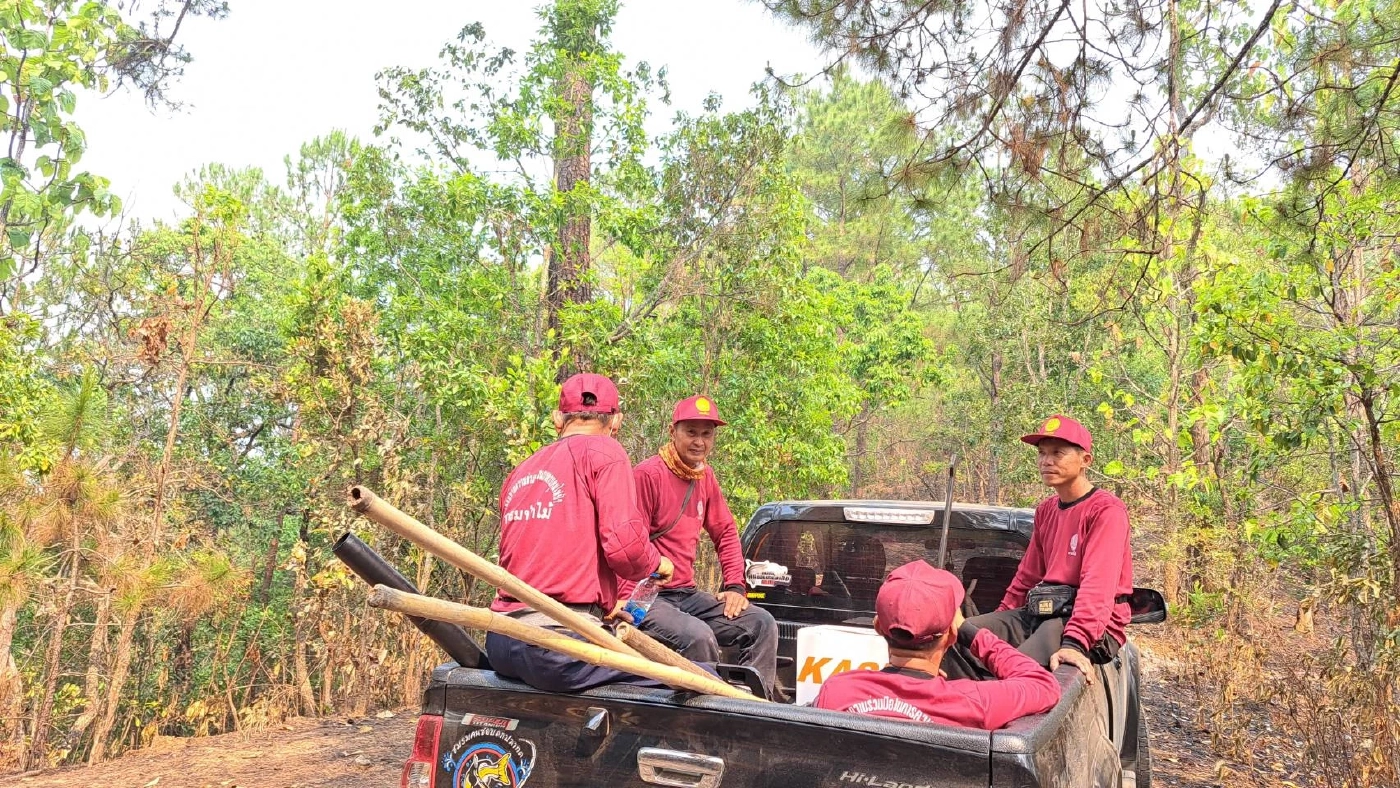 ไฟป่าแม่ฮ่องสอนยังหนัก จุดความร้อน 313 จุด ทำค่าฝุ่นพิษอ่วมทั่วเมือง