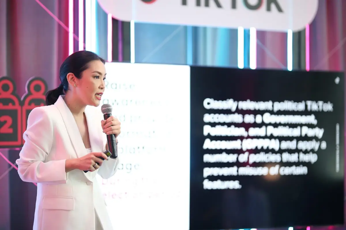 TikTok จับมือ กกต.  เปิดตัว "ศูนย์ข้อมูลการเลือกตั้ง" ต้านข้อมูลบิดเบือน