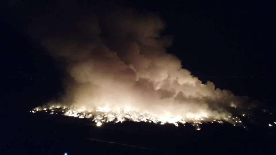 ไฟไหม้บ่อขยะ"อยุธยา"กลางดึก เผาวอดแล้วกว่า 70 ไร่ เร่งคุมเพลิงในวงจำกัด