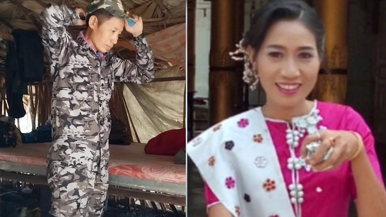 สงครามกลางเมืองเมียนมา บีบให้สาวสวยกลายเป็นกองกำลังหญิงสุดห้าว ( มีคลิป )