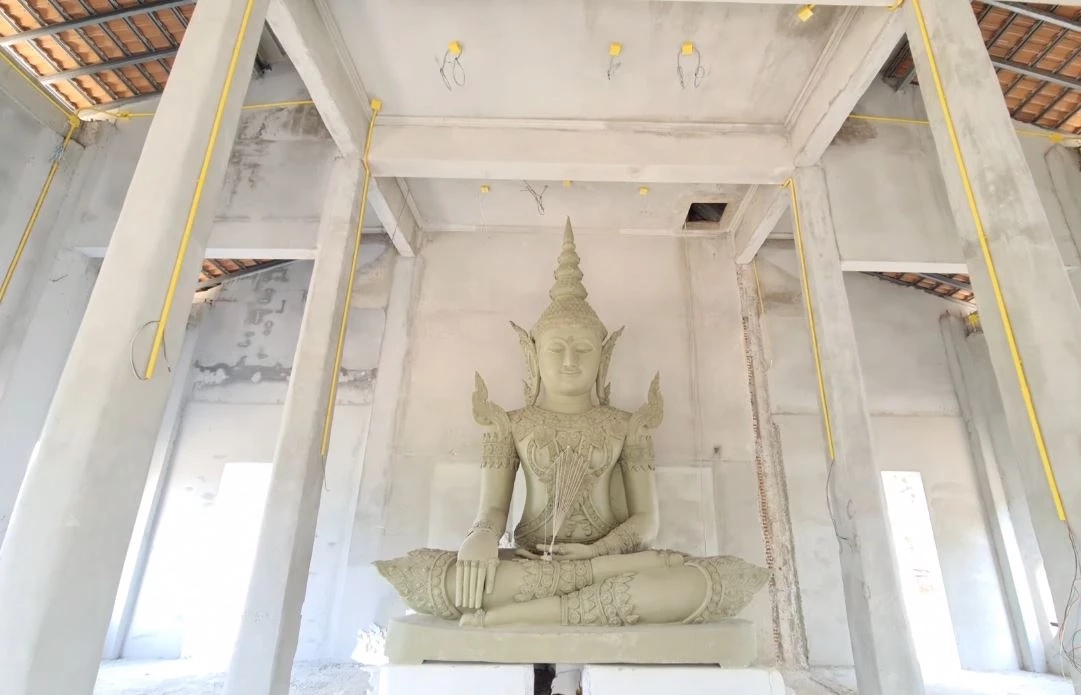 งานบุญสุดท้าย "เอ๋ ชนม์สวัสดิ์" เนรมิตปูชนียสถาน วัดหนองจับเต่า