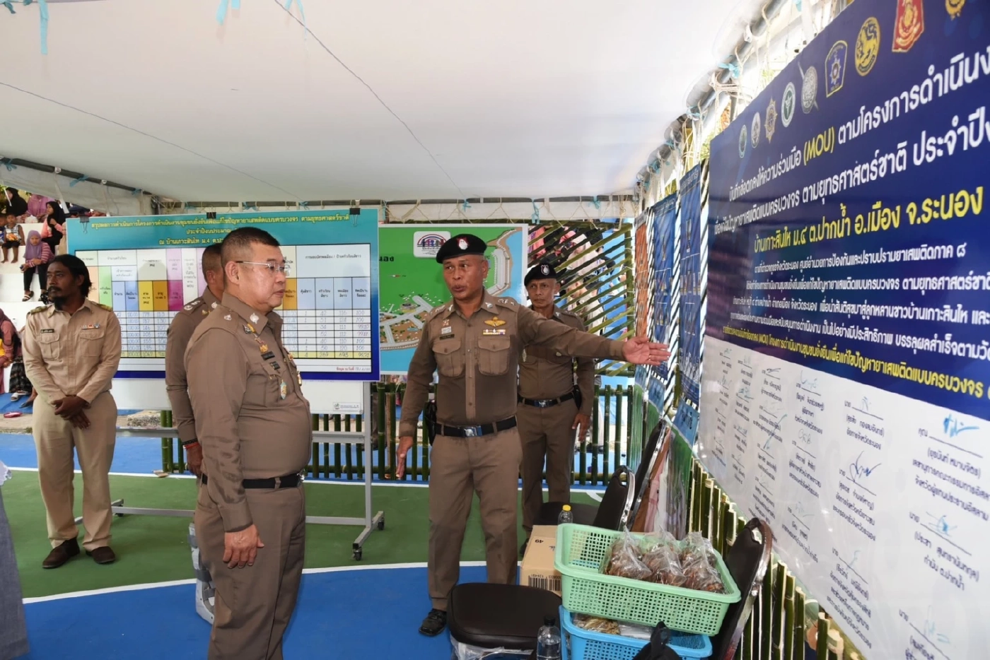 ผบ.ตร.ปลื้ม“บ้านเกาะสินไห” ปิดโครงการชุมชนยั่งยืน