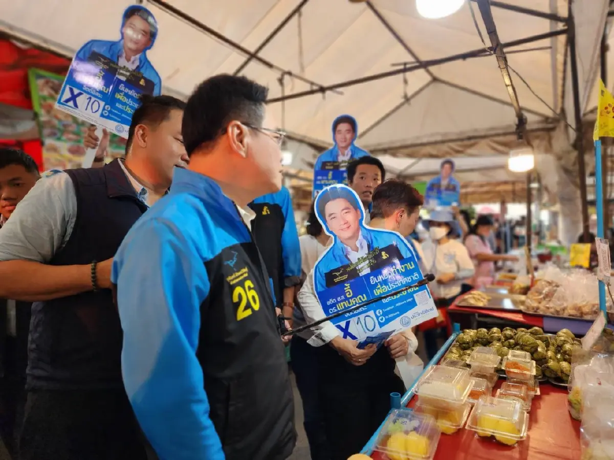 "จุรินทร์" ชี้เสียงตอบรับคนกรุงฯดีขึ้น หลังลุยลงพื้นที่หาเสียงต่อเนื่อง