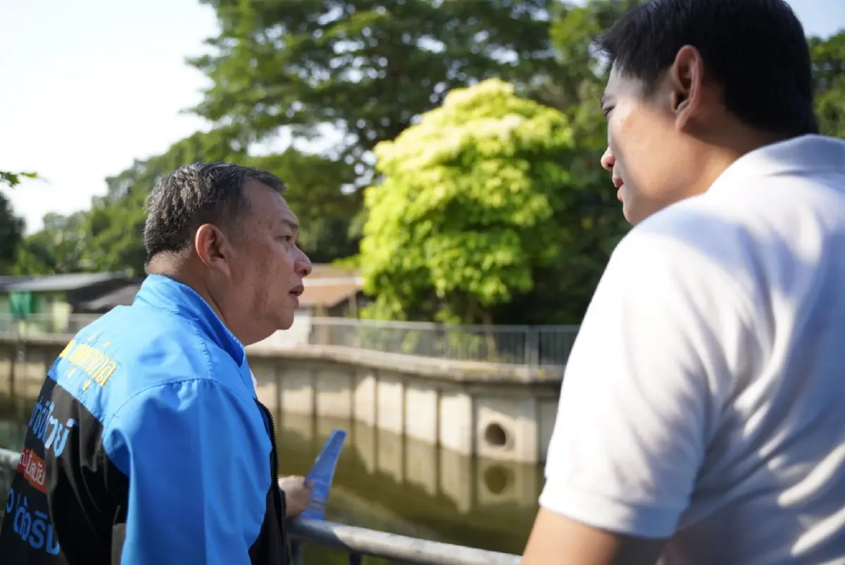 "เอ้ สุชัชวีร์"ควงแขน"กิตพล"ลงหาเสียงอ้อนคะแนนชาวประเวศ-บึงกุ่ม