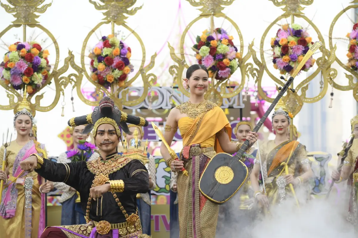 ญาญ่า อุรัสยา สวยสง่าอย่างไทย แปลงโฉมเป็น นางกิมิทาเทวี นางสงกรานต์ 2566 
