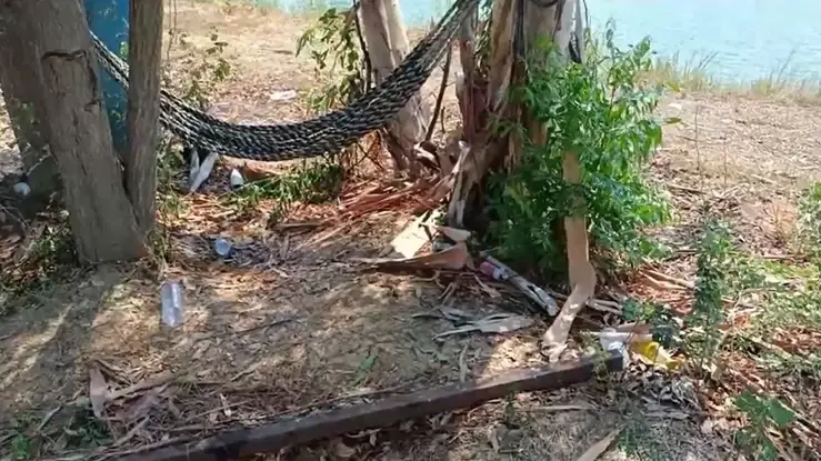 บริเวณจุดเกิดเหตุ