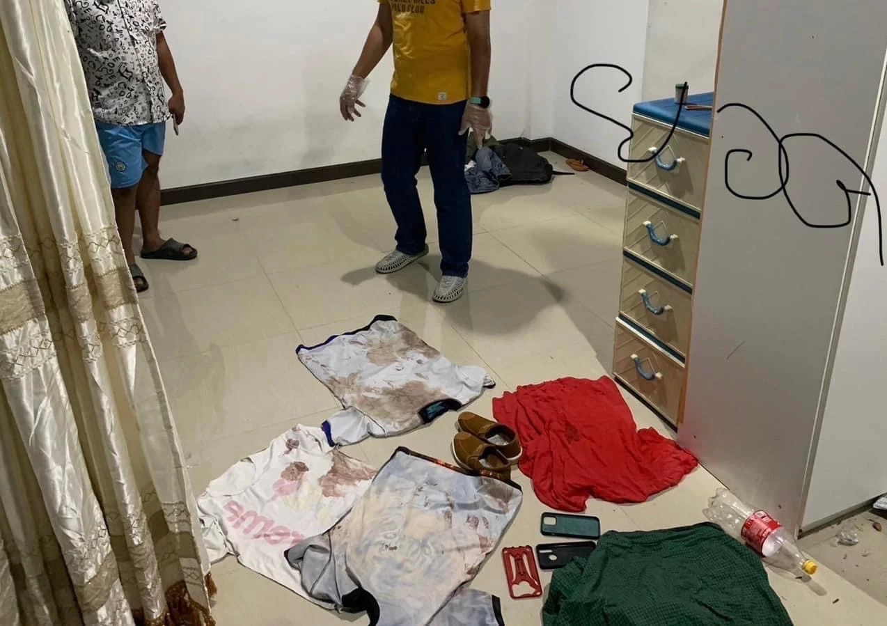 พยานหลักฐานในบ้านที่เกิดเหตุ