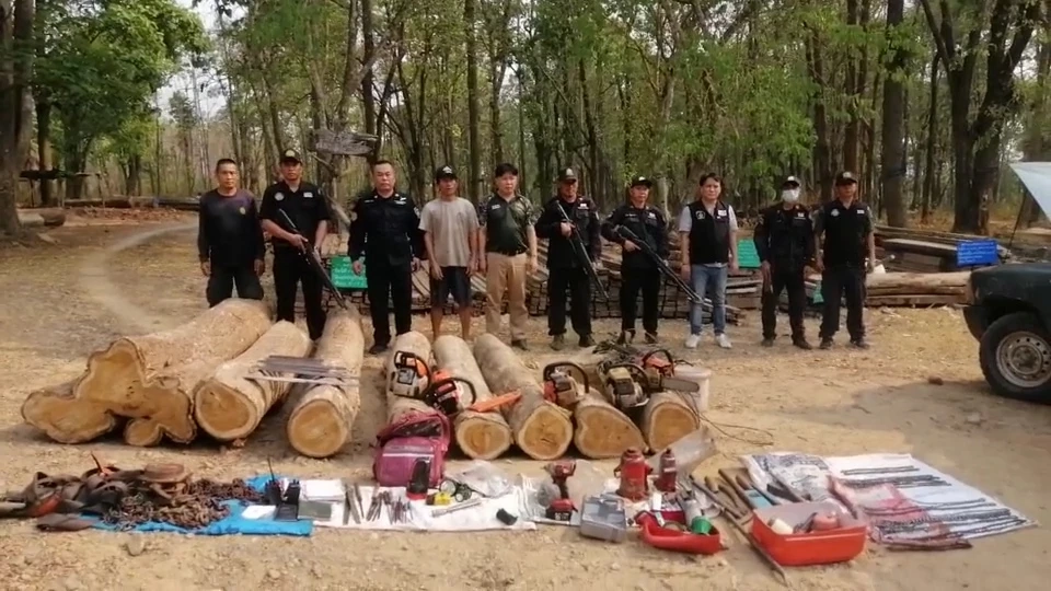 จับมอดไม้พกวิทยุสื่อสาร ดักฟังความเคลื่อนไหวเจ้าหน้าที่ แต่สุดท้ายไม่รอด