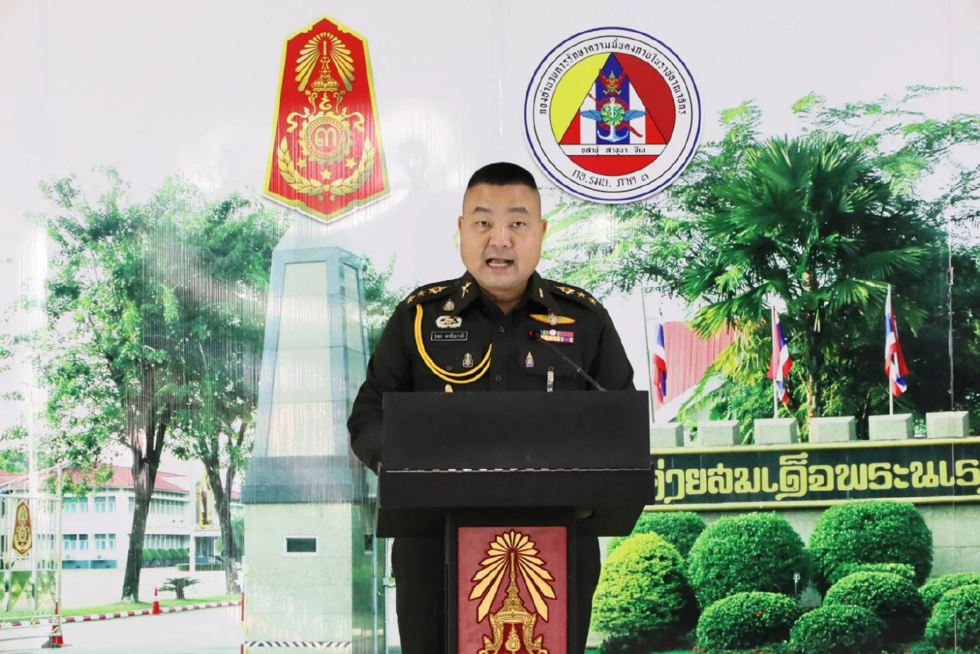 พ.อ.รุ่งคุณ มหาปัญญาวงศ์ รองโฆษก กองทัพภาคที่ 3 