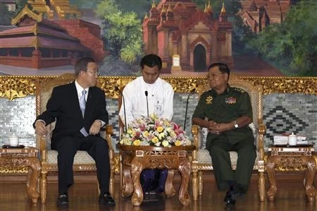 อดีตเลขาธิการยูเอ็นเยือนเมียนมา แต่ไม่ได้เจอซูจี