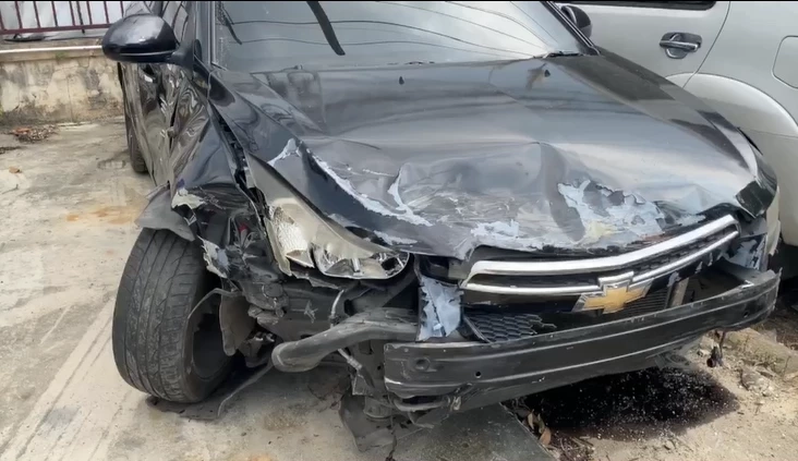 รถยนต์ของผู้เสียชีวิต