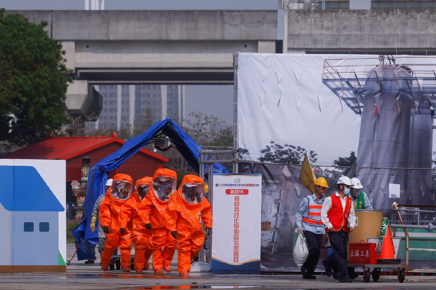 ไต้หวันฝึกซ้อมป้องกันภัยพลเรือน มุ่งรับมือสงคราม