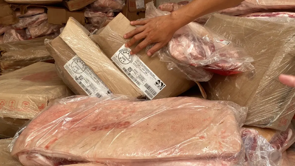 จับหมูเถื่อน"รัสเซีย-บราซิล"เกือบ 1 ตัน ทะลักชายแดนไทย-กัมพูชา