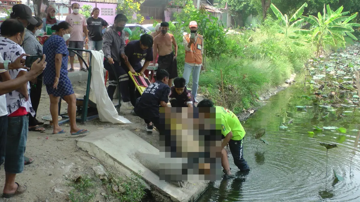 "อากาศร้อนจัด" ทำหนุ่มใหญ่ ความดันพุ่งทะลุปรอท วูบพลัดตกคลองดับ