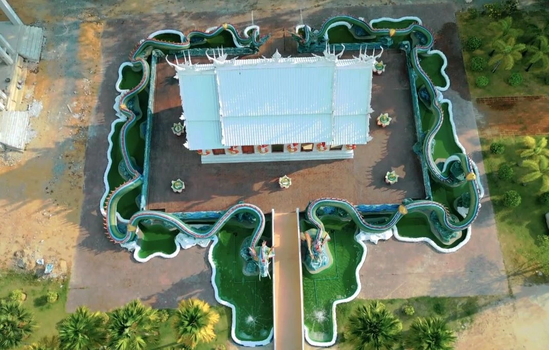 งานบุญสุดท้าย "เอ๋ ชนม์สวัสดิ์" เนรมิตปูชนียสถาน วัดหนองจับเต่า