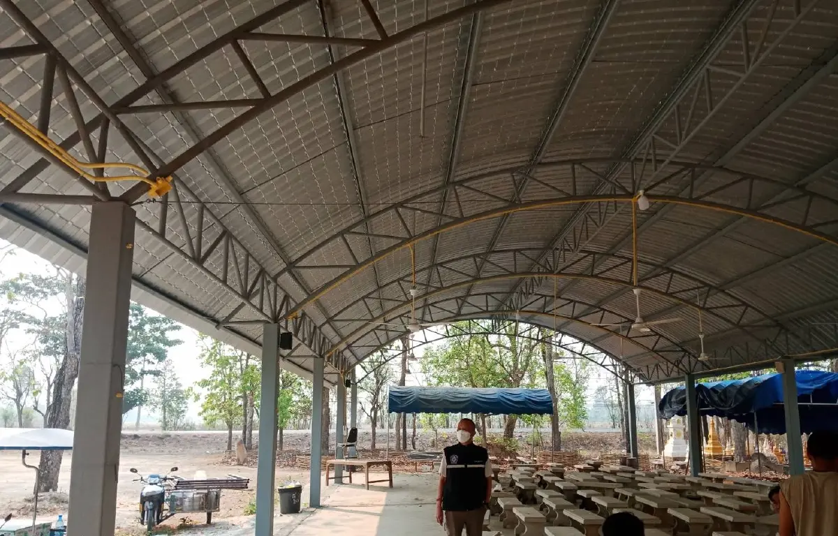 โจรใจบาป ย่องฉกสายไฟศาลาในป่าช้า กวาดเรียบทั้งยวง