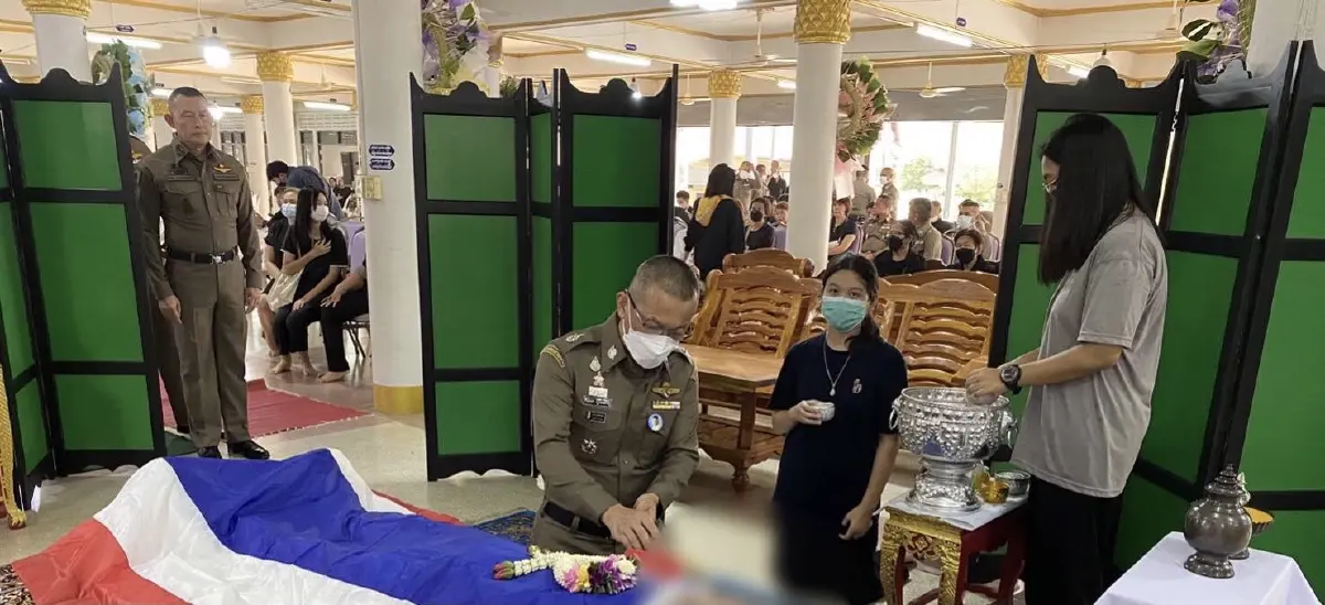รองฯต่อศักดิ์ ส่งตัวแทนร่วมพิธีศพ "ร.ต.ต.พิเศษ ดาวเรือง"