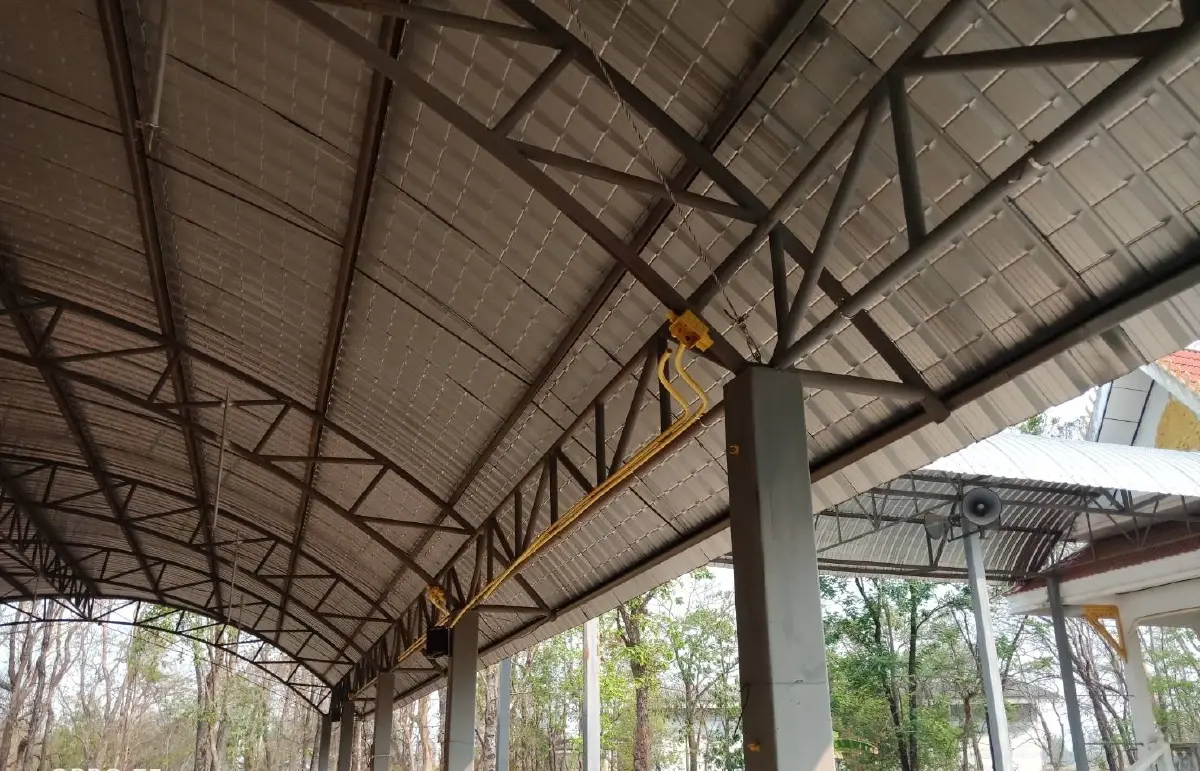 โจรใจบาป ย่องฉกสายไฟศาลาในป่าช้า กวาดเรียบทั้งยวง