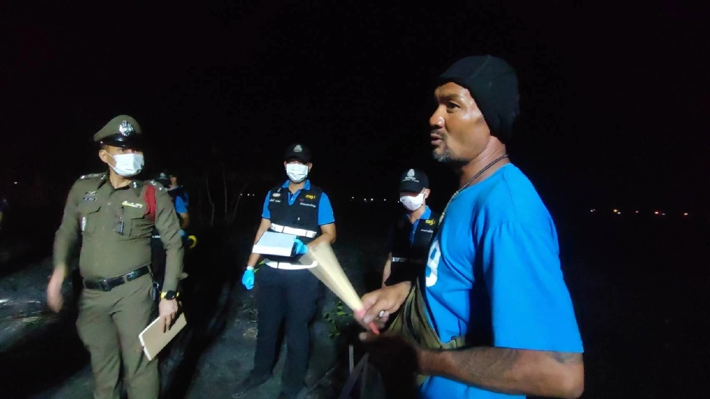  นายนิคม พวงจันทร์ อายุ 46 ปี ผู้ที่พบโครงกระดูก