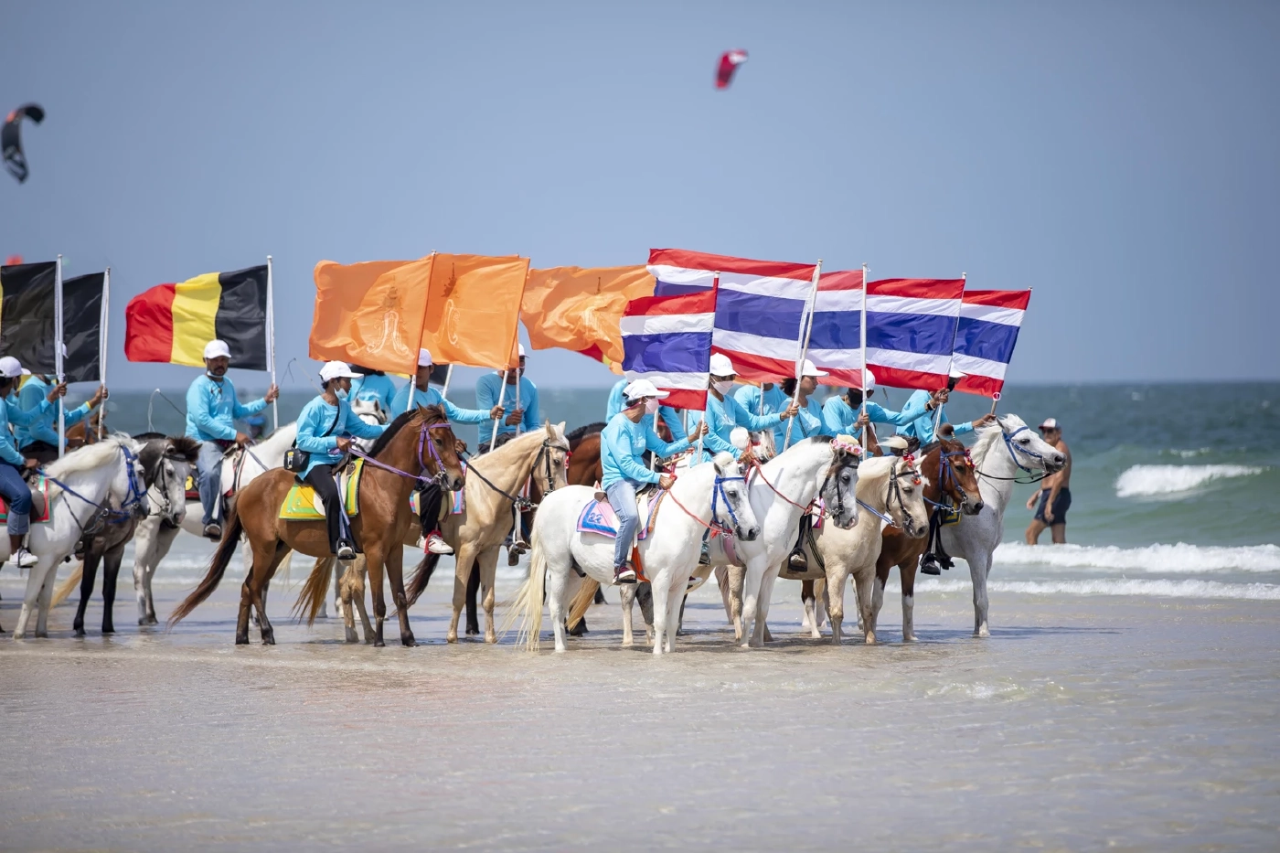 การแข่งขันขี่ม้าโปโลการกุศล “บีช โปโล 2023” เหล่าเซเลบริตี้ ร่วมงานคับคั่ง