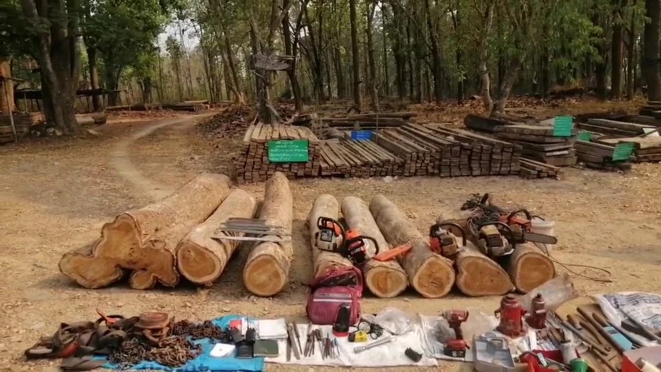 จับมอดไม้พกวิทยุสื่อสาร ดักฟังความเคลื่อนไหวเจ้าหน้าที่ แต่สุดท้ายไม่รอด