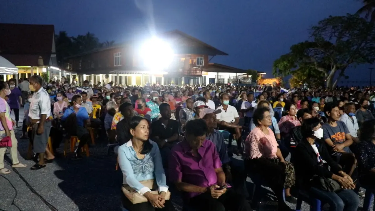"ไตรรงค์" ลุยเขต 5 สงขลา หาเสียงช่วย "ปรีชา" คว้าชัยให้รทสช.