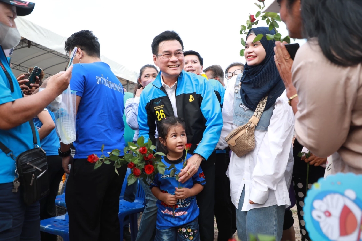 คนแห่ฟังล้น "จุรินทร์" ปราศรัยสุราษฎร์ฯ เชื่อ"เลือกตั้ง 66" ไม่มีแลนด์สไลด์