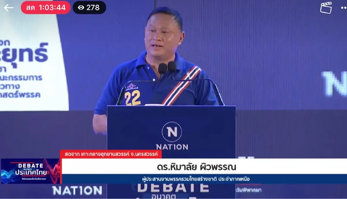หิมาลัย ผิวพรรณ ผู้ประสานงานพรรครวมไทยสร้างชาติ ประจำภาคเหนือ