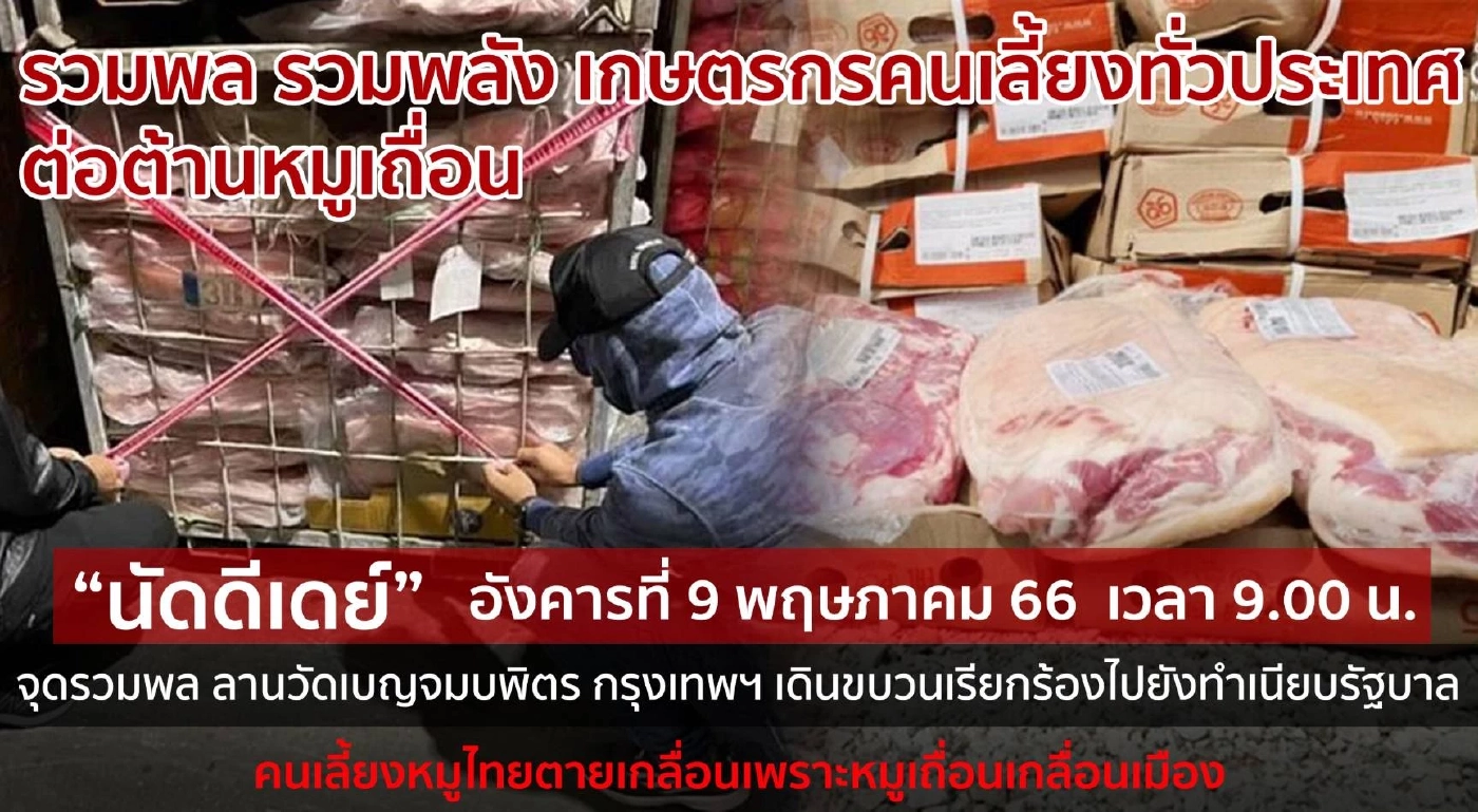 อึ้ง"หมูเถื่อน" 4.5 ล้านกก.ทะลักหนัก คนเลี้ยงหมูสาหัส นัดรวมพลบุกทำเนียบฯ