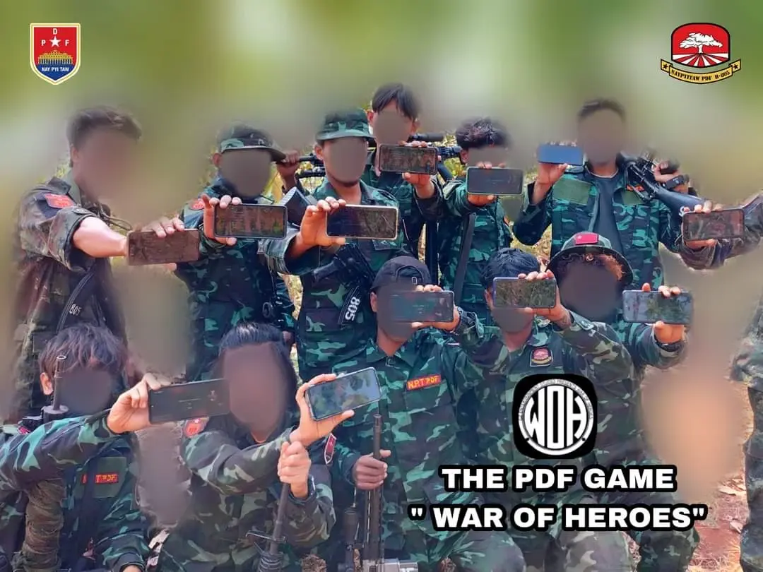 เมียนมาจะลงโทษคนที่เล่นเกมออนไลน์ระดมทุนไปให้กลุ่มต่อต้าน ( มีคลิปเกม )