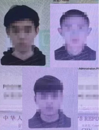 กลุ่มผู้ต้องหาชาวจีนที่ก่อเหตุ