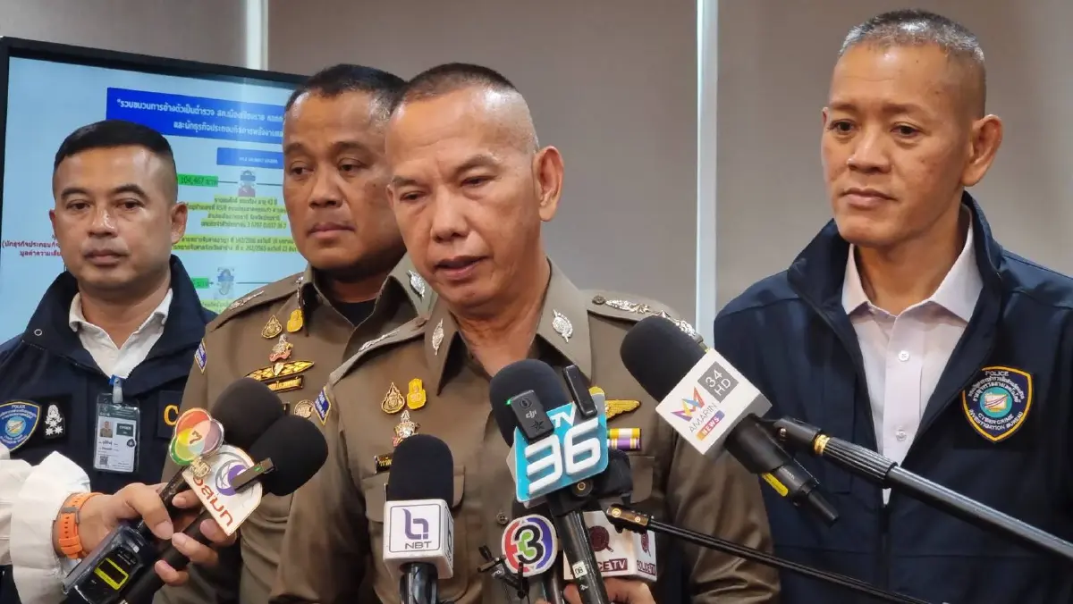 รวบ 2 ผัวเมียร่วมแก๊งคอลเซ็นเตอร์ หลอกเหยื่อสูญเงินกว่า 140 ล้าน