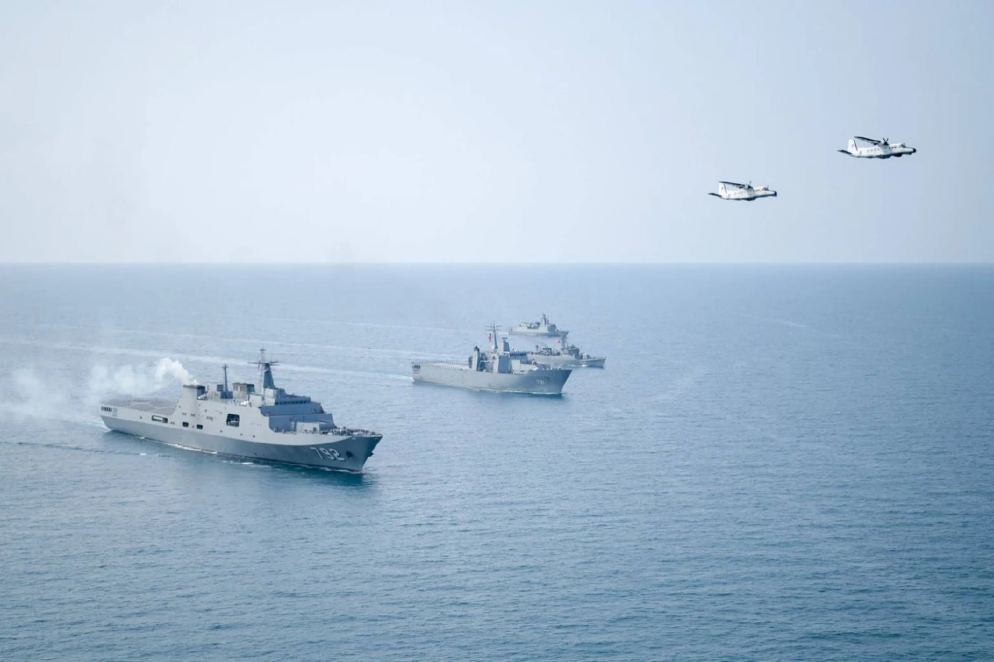 "ผบ.ทร." ต้อนรับ "เรือหลวงช้าง" มั่นใจขีดความสามารถ ตั้งงบฯปี 67 อีก 950 ล้าน