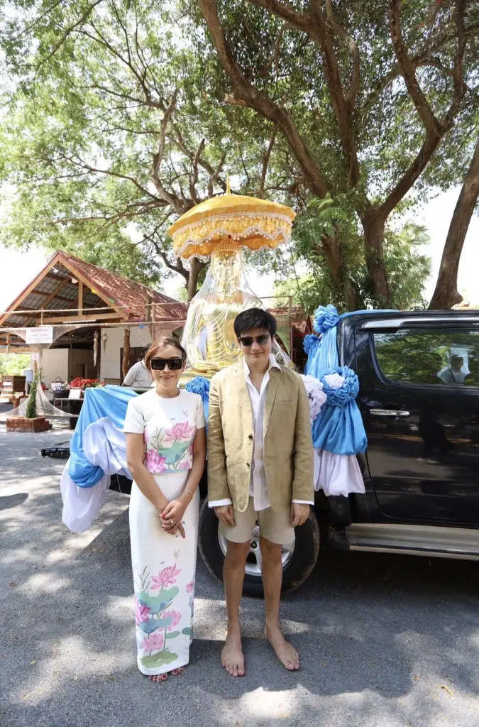 หมอดูต๊อกแต๊ก A4 อิ่มอกอิ่มใจ ทำบุญร่วมชาติแฟนหนุ่ม เต้ เสฐียรพงษ์ 