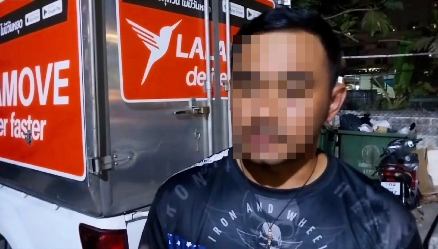 นายชินวัตร นามดิษฐ์ อายุ 35 ปี คนขับรถกระบะส่ง ที่ถูกโจรลัก จยย.ว่าจ้าง 