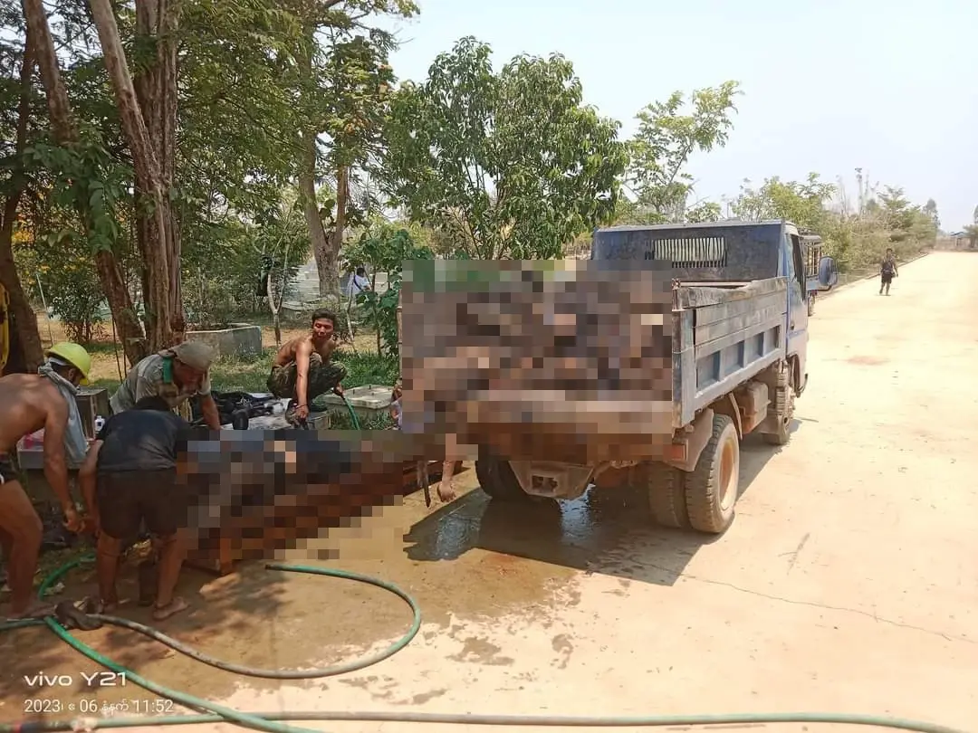 ทหารเมียนมาและพันธมิตรจำนวนมากที่เสียชีวิตจากการสู้รบ