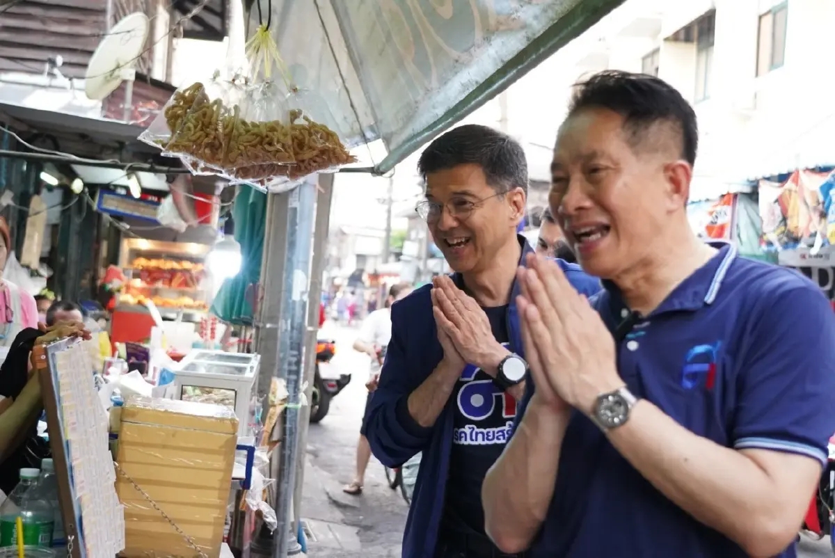 "ทสท." ลุยหาเสียงยานนาวา-บางคอแหลม ย้ำชื่อพรรคจำง่ายเห็น "ส" กาได้ทันที