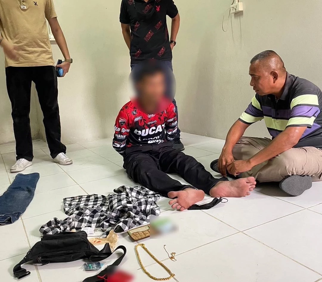 ภาพขณะจับกุม