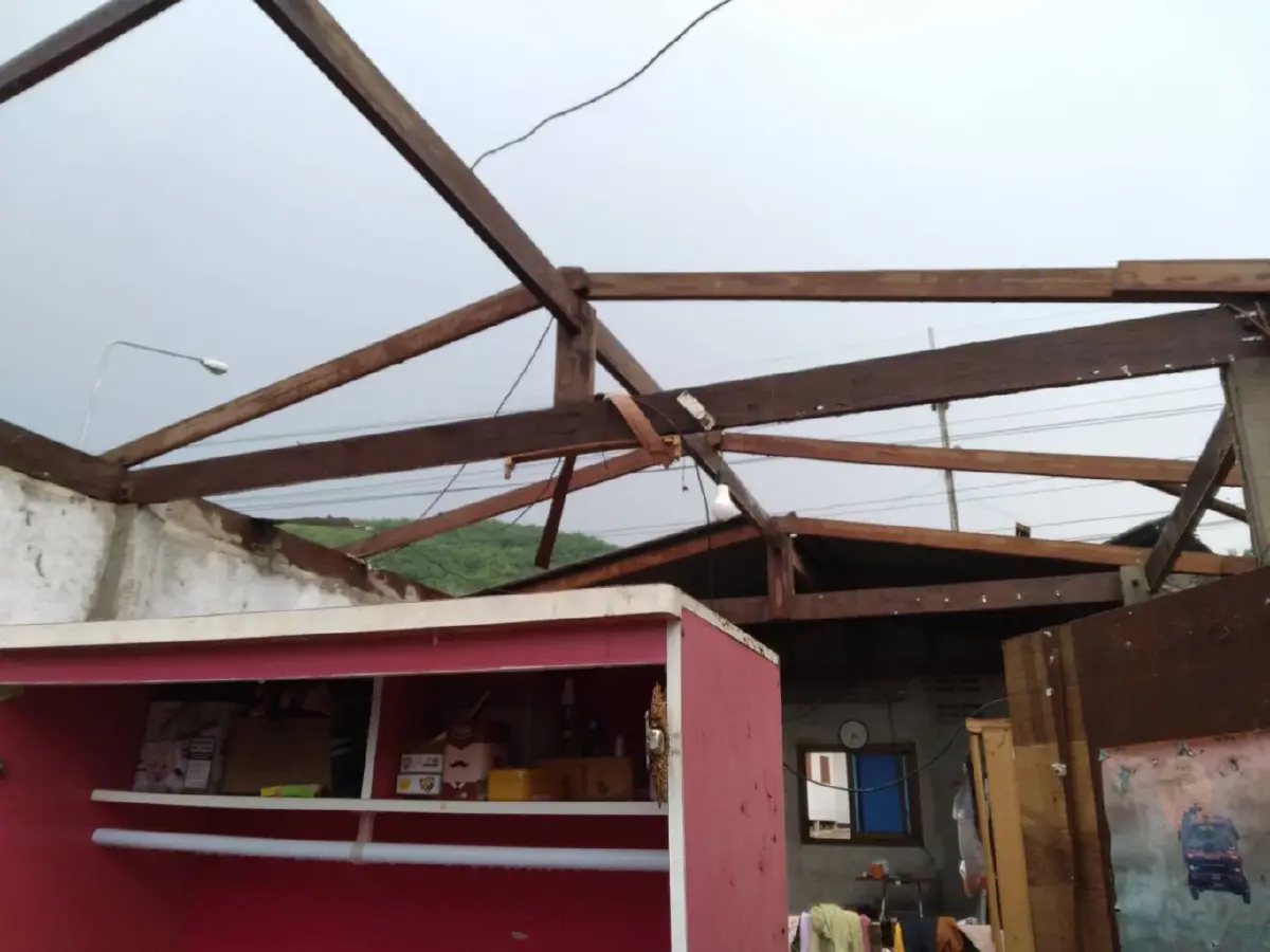 พายุฝนถล่ม จ.เลย ลูกเห็บตกขาวโพลน เร่งสำรวจความเสียหาย