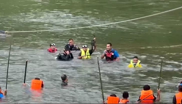 อาวุธปืนของกลางที่ดาบตำรวจใช้บุกยิงบ้านพ่อตา