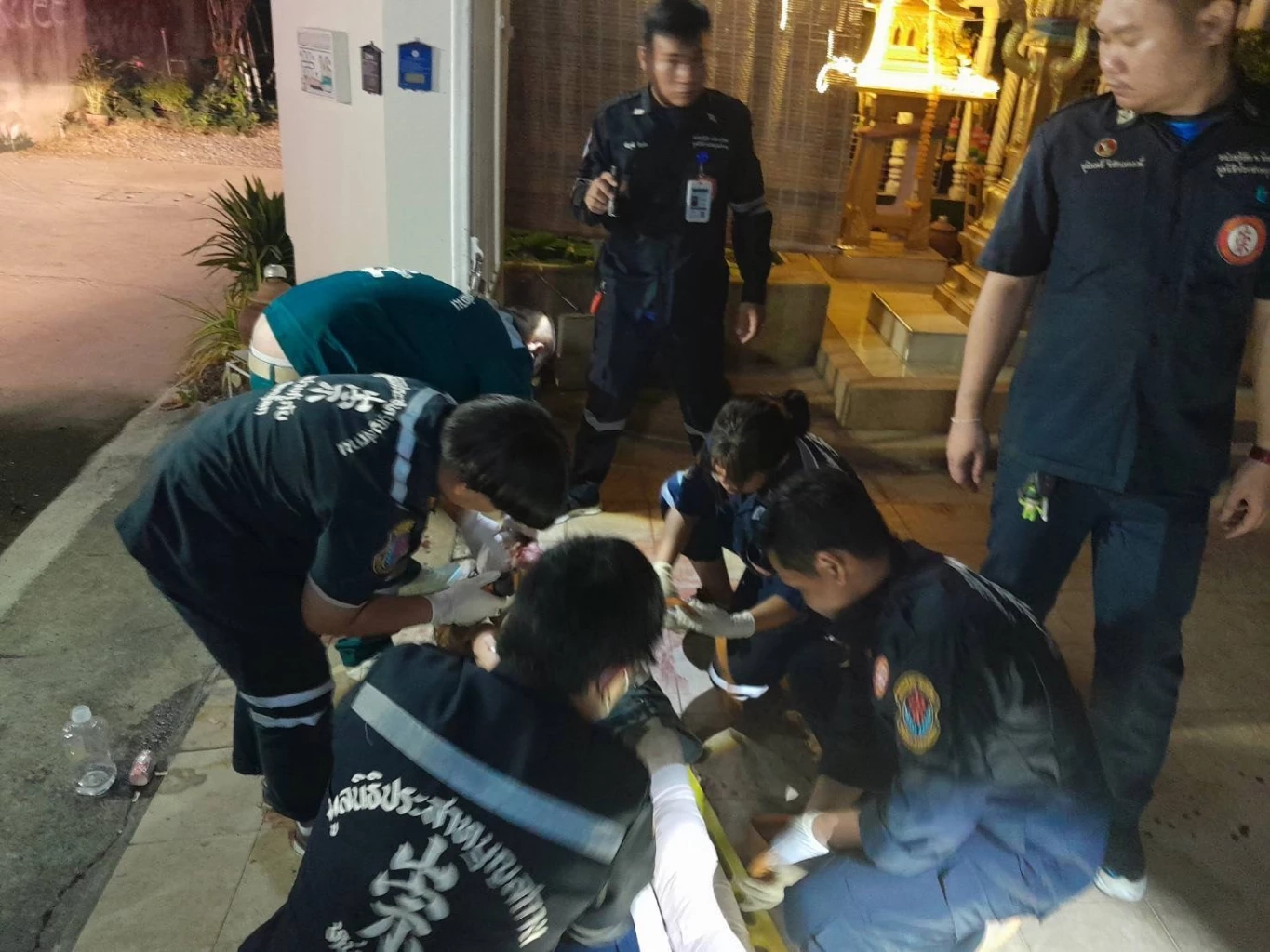 ภาพขณะเกิดเหตุ