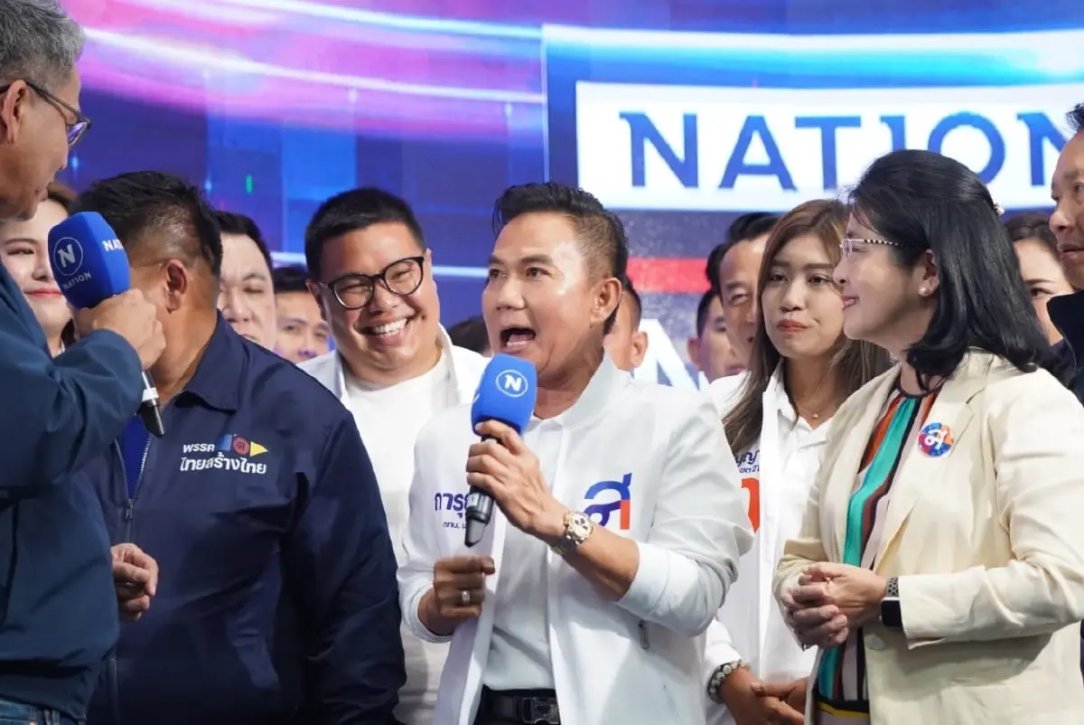 พรรคไทยสร้างไทย เยือน สื่อในเครือเนชั่น เปิดตัวผู้สมัครรับเลือกตั้งส.ส. 