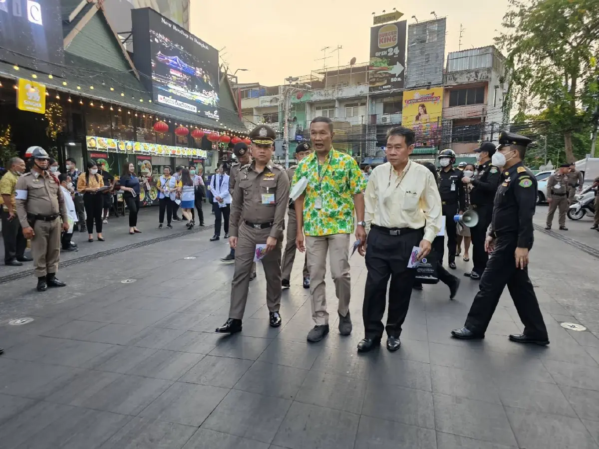 ตำรวจ-ผู้ประกอบการ ประชุมเตรียมพร้อมจัดสงกรานต์ ถนนข้าวสาร
