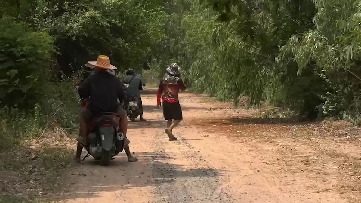 สลด! อากาศร้อนจัด "พังแม่น้ำงาม" หงุดหงิด กระทืบเจ้าของดับ