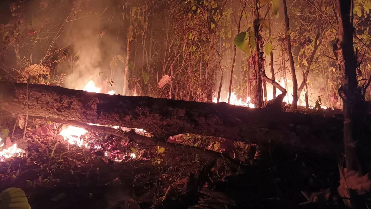 ไฟป่าแม่ฮ่องสอนยังหนัก จุดความร้อน 313 จุด ทำค่าฝุ่นพิษอ่วมทั่วเมือง